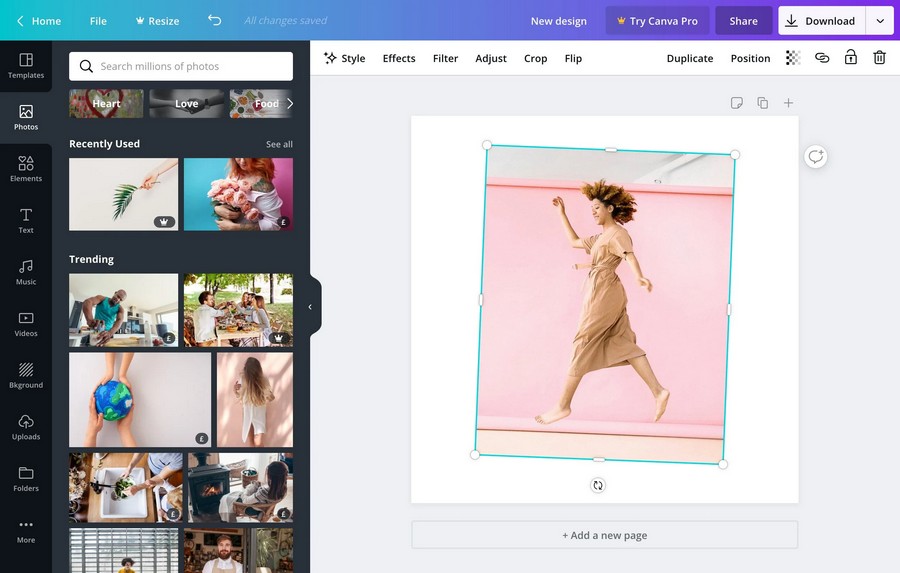 trang web thiết kế tem nhãn miễn phí Canva